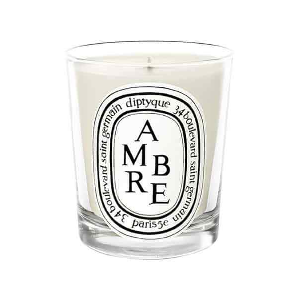 Diptyque Ambre Candela 190 g, Legnosa, 60 ore