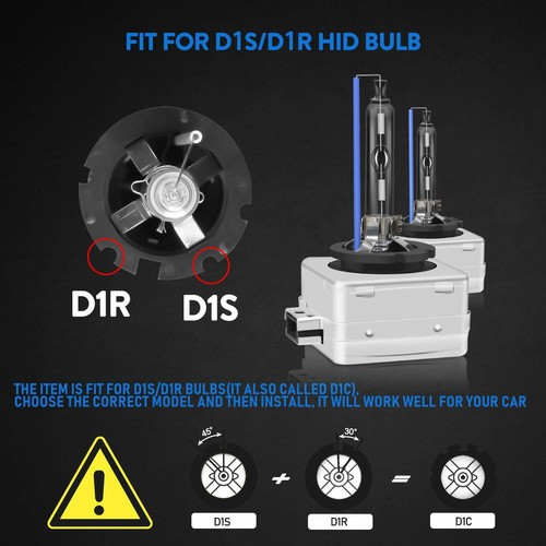 2x D1C D1S D1R HID Xenon Car Headlight Light Bulbs 35W AC OEM Direct Replacement - Picture 3 of 13