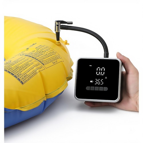Portable Air Pump Tire Inflator For Car/Bike Tires with Digital Pressure Gauge - Picture 6 of 15