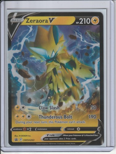 Zeraora V SWSH263 SWSH: Sword & Shield Promo Cards Holo - Picture 1 of 2