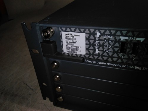 Defective Avaya G450 700432495 Media Gateway Alarm Light AS-IS for Repair - Picture 3 of 7