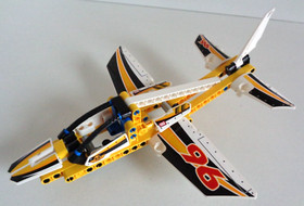 Lego Technic 42044 Display Team Jet 113 Pieces 2in1 Jet & Propeller Plane