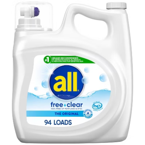 All Liquid Laundry Detergent Free Clear for Sensitive Skin - Picture 13 of 14