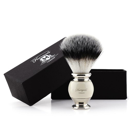 Juego de Afeitado Hombre con Cepillo Sintético, Maquinilla de Afeitar 5 Bordes y Jabón de Afeitar 90 g e - Imagen 3 de 5