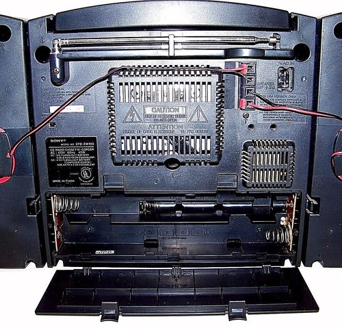 Sony CFD-ZW160 Ghettoblaster Ghettoblaster CD Radio Kassette mit Mega Bass (CD-Fehler) - Bild 7 von 10