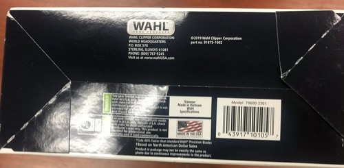 WAHL Lithium Pro CORDLESS Professional CLIPPERS Men Trimmer Hair Cutting Kit - Picture 10 of 11