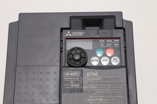 MITSUBISHI used FR-E740-2.2K-EA INVERTER AC380-480V 3HP DRV-I-4028=9D38 - Picture 12 of 12