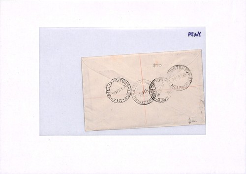 AUSTRALIA 1948 FDC *Bull* IMPRINT BLOCK Illustrated KGVI First Day Cover YM39 - Picture 10 of 10