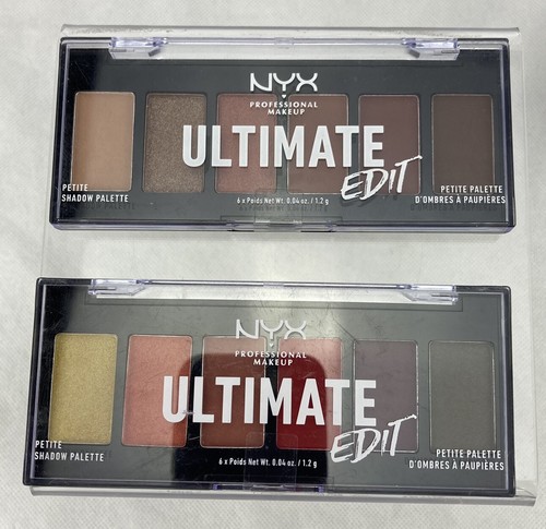 2 Stück NYX Ultimate Edit Petite Lidschatten Palette WARM NEUTRALS & PHOENIX - Bild 1 von 6