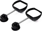 Twin Towing Wing Mirror Suck It & See Stick On Extension Twin Pack Convex + Flat