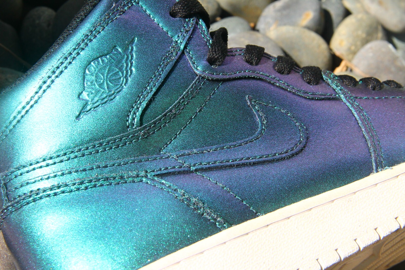 Air Jordan 1 Retro "Aqua "  1-of-1  100% Authenti… - image 15