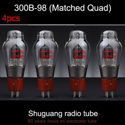 4pcs Matched Quad Tested by Factory Shuguang 572B Vacuum Tube