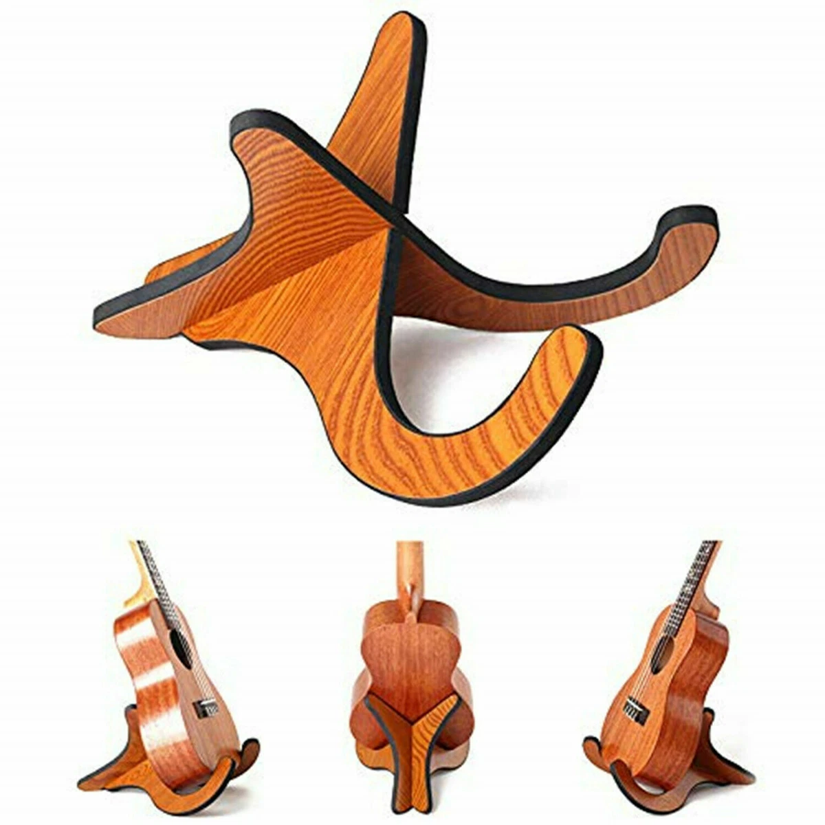 Wooden ukulele stand deals