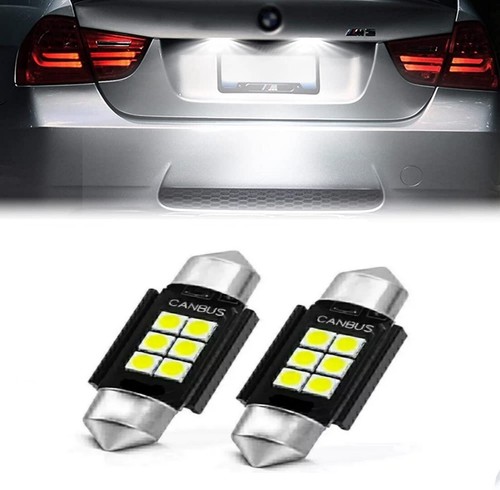 LUCI TARGA LED BMW SERIE 3 E46 E90 E91 E92 SERIE 6 E63 E64 CANBUS 6000K NO ERROR - Imagen 1 de 3
