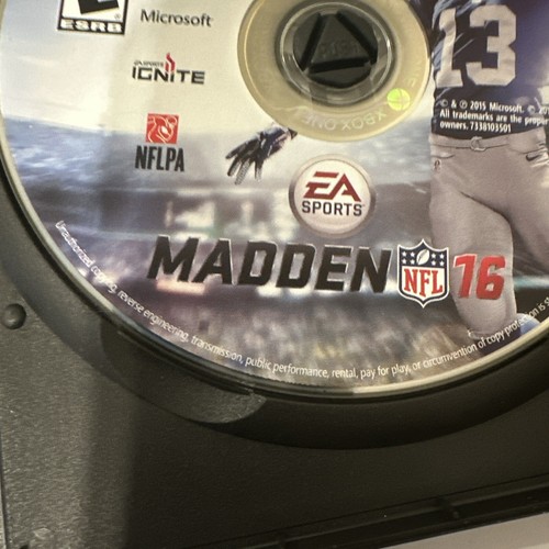 Madden NFL 16 Xbox One nur Disc Football EA Sports getestet original - Bild 5 von 8