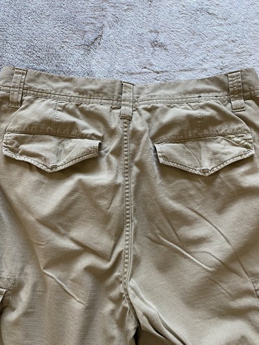 LRG Lifted Research Group Cargo Shorts Demin Kids Brown Size 34 Skater Outdoor - Picture 3 of 8
