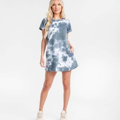 Southern Shirt Damen Aquarell Kleid Batik Ozean Spray Neu mit Etikett Größe Large - Bild 1 von 11