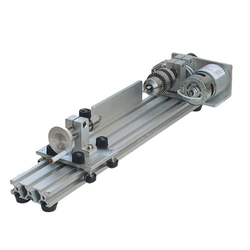Mini Lathe Adjustable Mini Grinding Polishing Machine Woodworking Lathe 100-240V - Picture 4 of 6