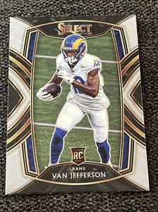 2020 Select Football Van Jefferson Los Angeles Rams RC Club Level #271