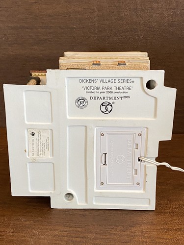 Dept 56 Victoria Park Theatre 58735 30th Anniversary Dickens’ Christmas Village - Picture 13 of 19