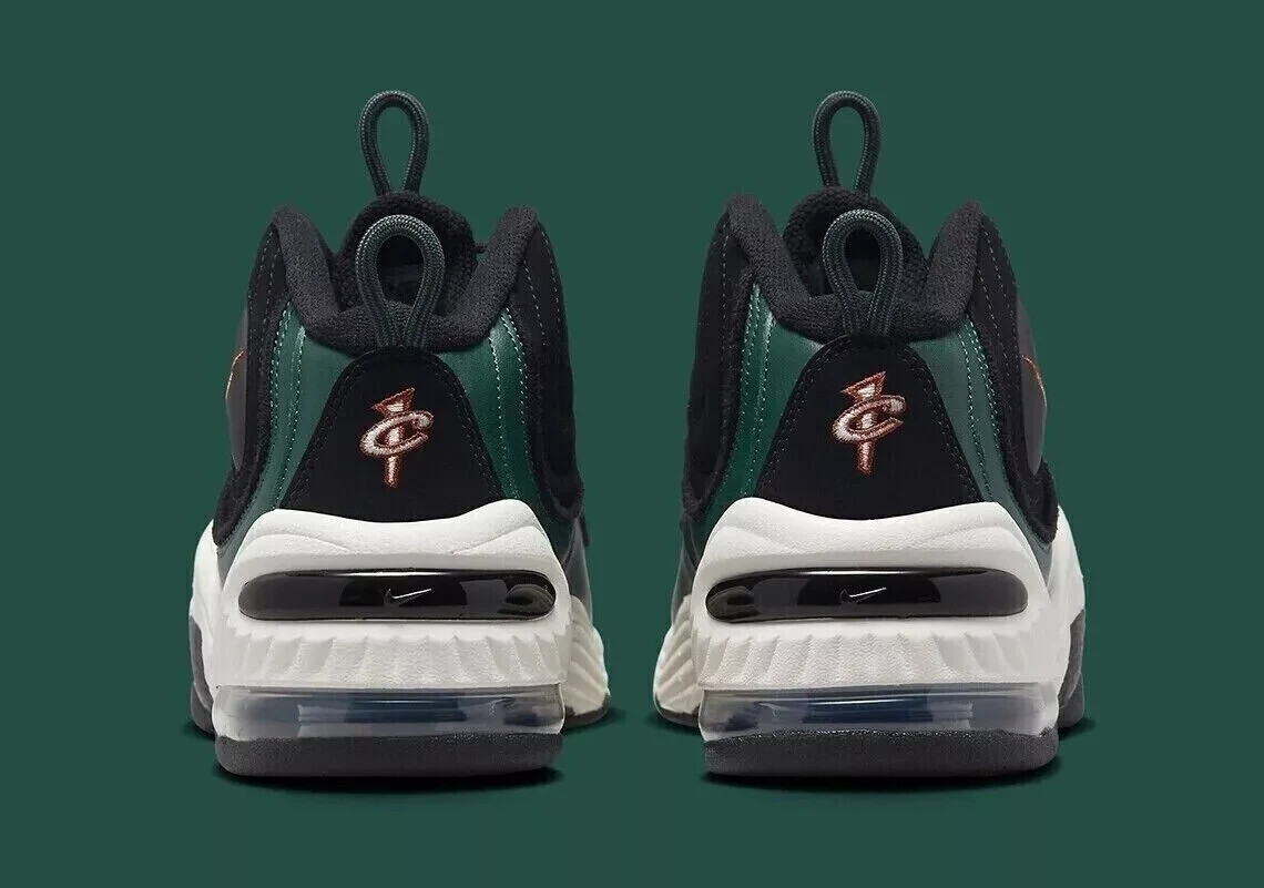Nike Air Penny 2 Shoes Black Faded Spruce Dark Pony DV3465