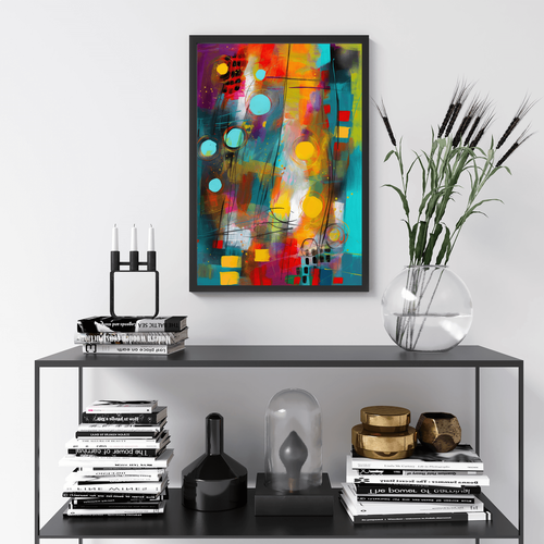Abstract Art Poster Print, Expression Art, Fine Art, Gallery Poster, Wall Decor - Picture 4 of 13