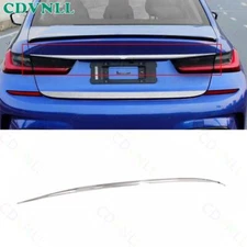 For BMW 3-Series G20 2019-21 Silver Steel Rear Tailgate Trunk Lid Strip Trim 1X