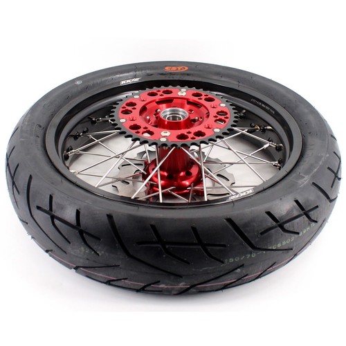 KKE 3.5/4.25 Supermoto Wheels CST Tires Fit HONDA 2004 CRF250X CRF450X 2005-2018 - Bild 4 von 13