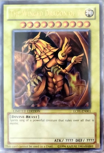 YUGIOH: EGYPTIAN GOD SET OG LEGENDARY SET | LIMITED RARE LC01-EN001 002 003 NM - Picture 3 of 6