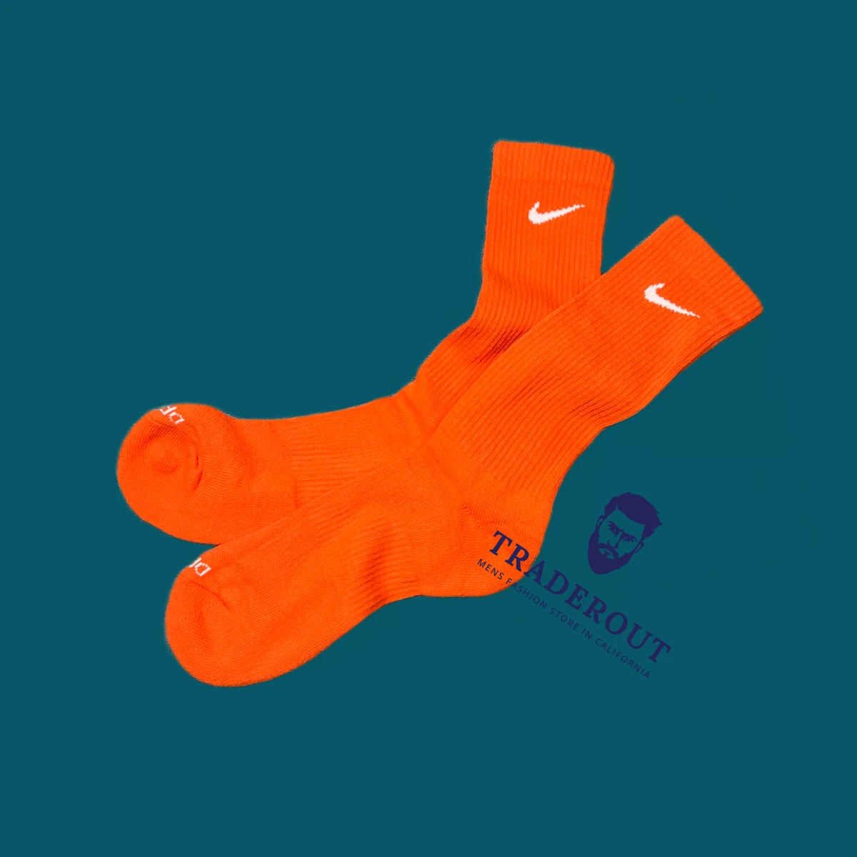 Nike sale orange socks