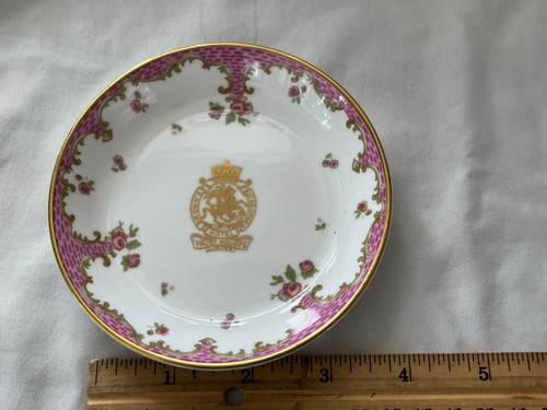 Brown’s St. George’s Hotel Royal Worcester dish Tray crest Armorial heraldic 4” - Picture 2 of 3