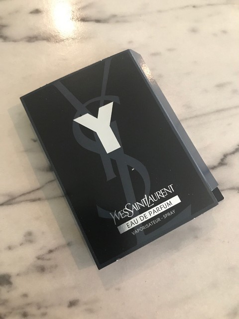 YSL Yves Saint Laurent Y Eau de Parfum Spray For Men Vial Sample 0.05oz 1.5ml