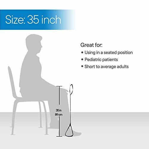 Levantador de piernas largo RMS 35 pulgadas - Correa de mano duradera y rígida y lazo para los pies - Ideal... - Imagen 5 de 7