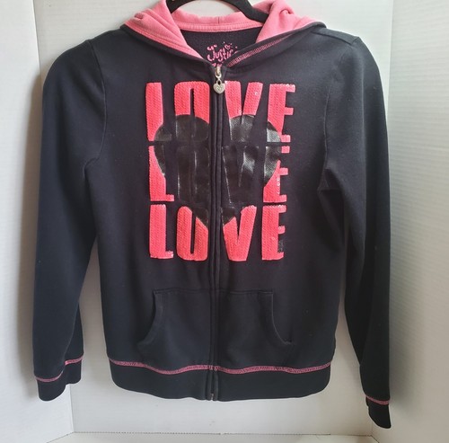 Justice Girls Hoodie Sequin jacket L@@k
