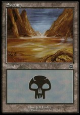 Swamp 339 Mercadian Masques Light Play MTG Magic DNA GAMES