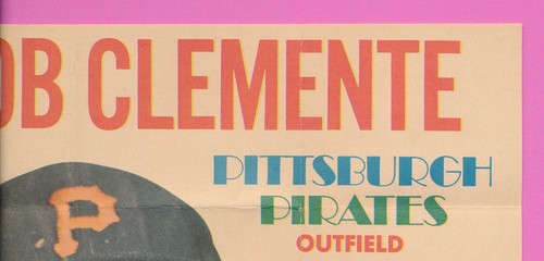 PÓSTER LIMPIO ROBERTO CLEMENTE HOF 1970 TOPPS #21 DE COLECCIÓN MLB BOB ODDBALL *TPHLC - Imagen 4 de 16