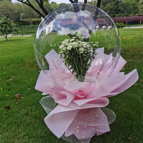 5Pack 30" Clear BOBO Balloons for Stuffing Large Transparent Balloon Party Decor - Picture 7 of 9