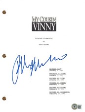 Ralph Macchio "My Cousin Vinny" Signed Autograph Movie Script Screenplay Beckett Ralph Macchio "My Cousin Vinny" Signed Autograph Movie Script Screenplay Beckett