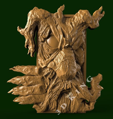 11 pz modelli 3D stl monster theme per router CNC incisore stampante 3D Aspire - Foto 11 di 12
