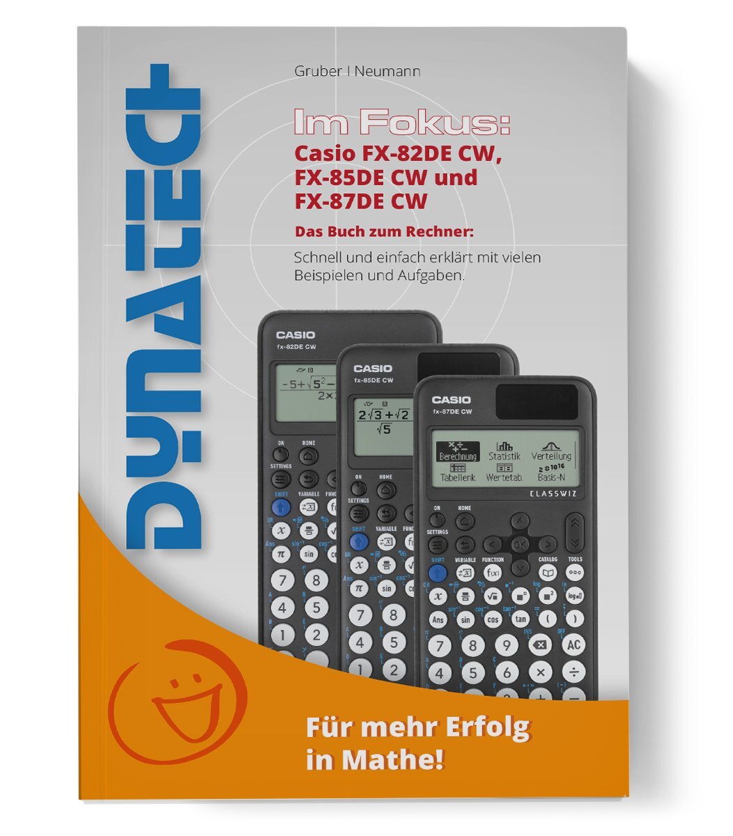 Casio FX-82 DE CW mit Arbeitsbuch