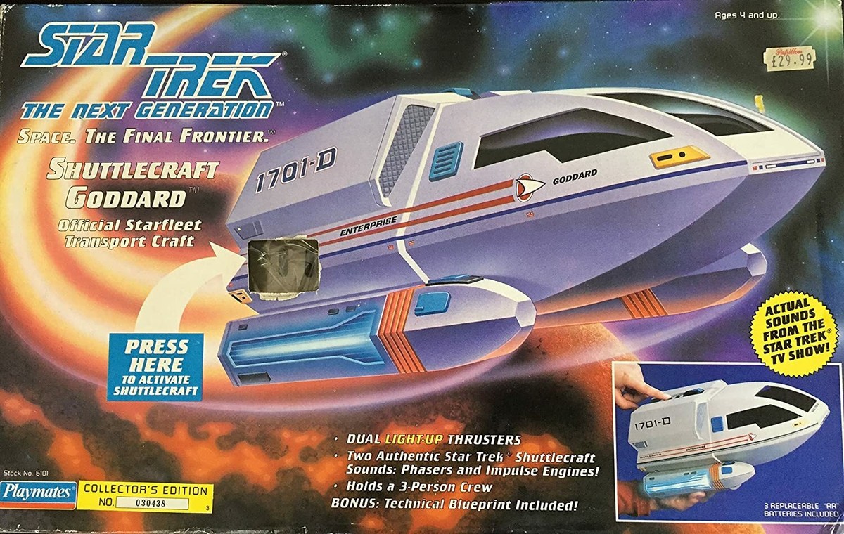 【完セット未開封】スタートレック STAR TREK playmates 8体 Star Trek Next Generation Playmates Starship Playsets- New