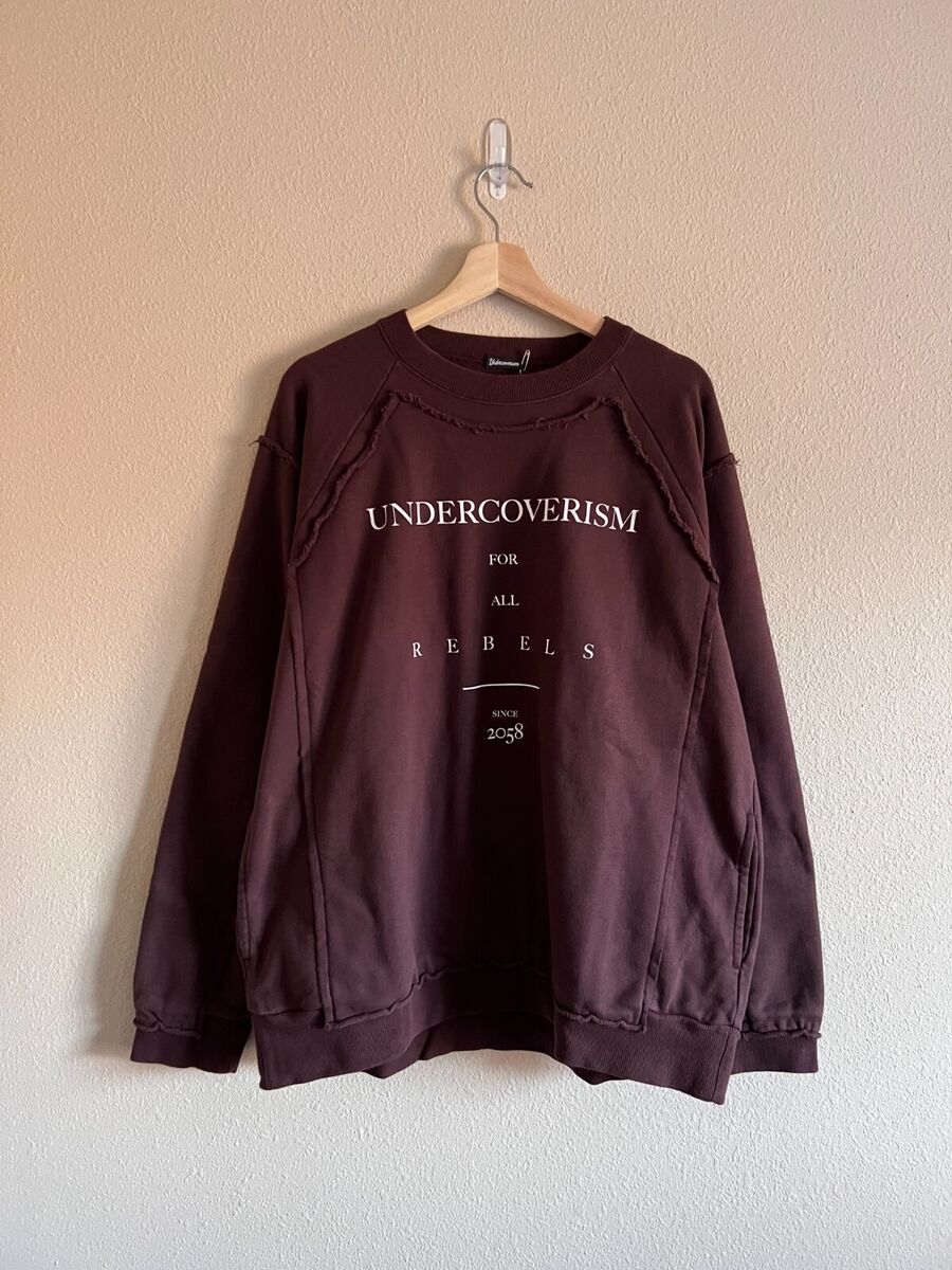 Undercover Undercoverism For All Rebels Raw Edge Sweatshirt Undercover Undercoverism For All Rebels Raw Edge Sweatshirt