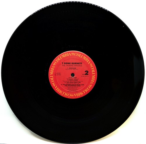 T BONE BURNETT ~ Talking Animals ~ Orig 1988 VINYL LP ~ Printed Inner Slv Lyrics - Picture 9 of 10