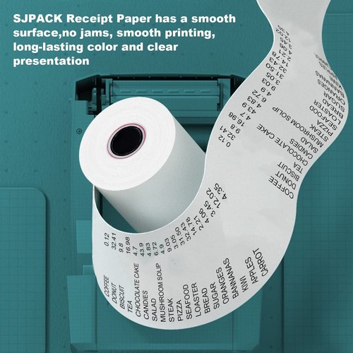Thermal Paper 3 1/8 x 230ft Pos Receipt Paper, 10 Rolls Cash Register Roll TM... - Picture 3 of 6