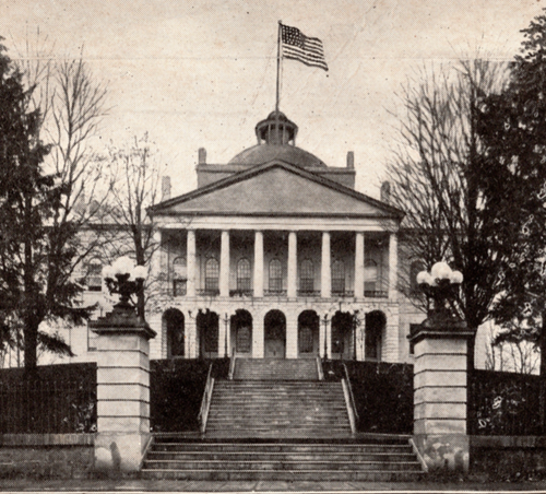 Augusta Maine State House Capital Circa 1901 Photo Postcard Unposted Undivided - Picture 5 of 6