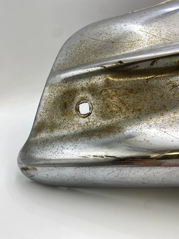 Chevrolet Chevy Nomad 1957 parachoques delantero pieza de esquina cromo OEM Foto 3 de 4