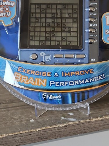 Brand New Senario IQ Brain Trainer 11 Game Electronic Handheld Sudoku Kakuro - Picture 4 of 5