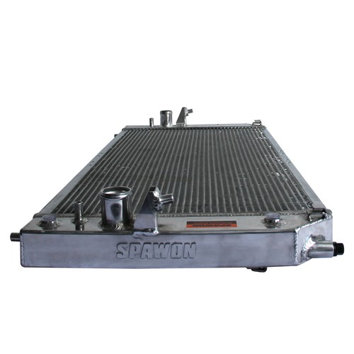 3 Row SPAWON Radiator For Oldsmobile Aurora Cadillac DeVille 00-05 4.6L Aluminum - Picture 5 of 9