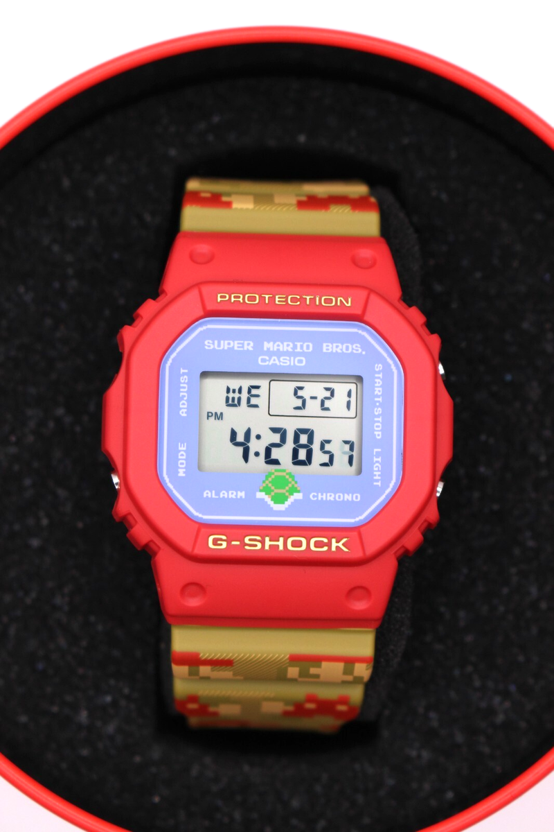 CASIO G-Shock DW-5600SMB-4JR Watch Nintendo Super Mario Bros