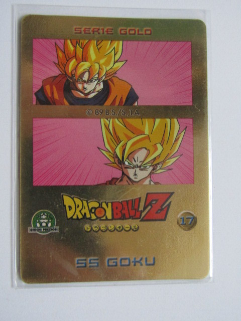 Giochi Preziosi 1989 Dragon Ball Z Serie Gold Lenticular